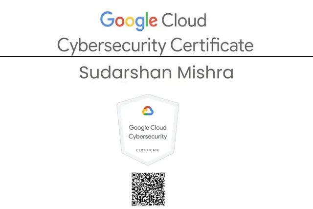 Certificate: Google Cloud Cybersecurity Certificate — Google Cloud